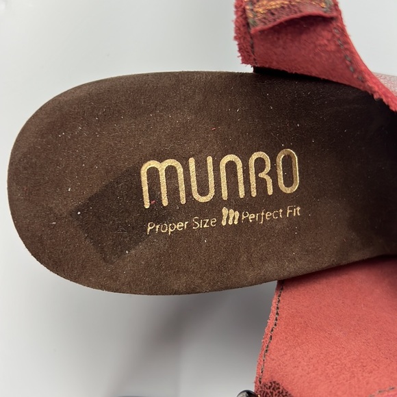 Munro Abby Crackle Open Toe Slingback Sandals Sz: 8.5SS - Picture 12 of 12